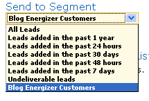 Send to segment