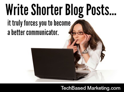 Write Shorter Blog Posts