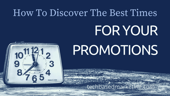 Discover how to time your promotions