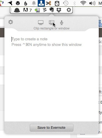 Evernote web clipper