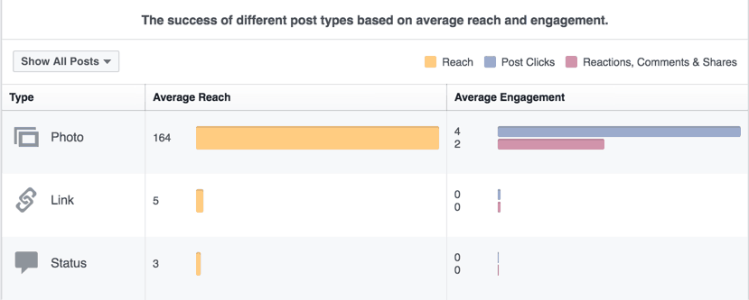 Average Reach by Post Type